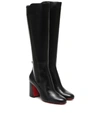 CHRISTIAN LOUBOUTIN KRONOBOTTE KNEE-HIGH LEATHER BOOTS,P00434066