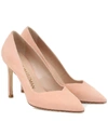 STUART WEITZMAN ANNY 95 SUEDE PUMPS,P00440512