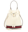 GUCCI OPHIDIA SMALL LEATHER BUCKET BAG,P00435284