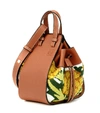 LOEWE HAMMOCK MINI FLORAL SHOULDER BAG,P00439166