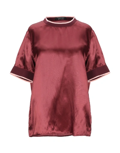Maison Scotch Blouse In Maroon