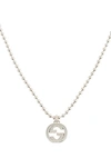 GUCCI INTERLOCKING NECKLACE,GUCC-WL23