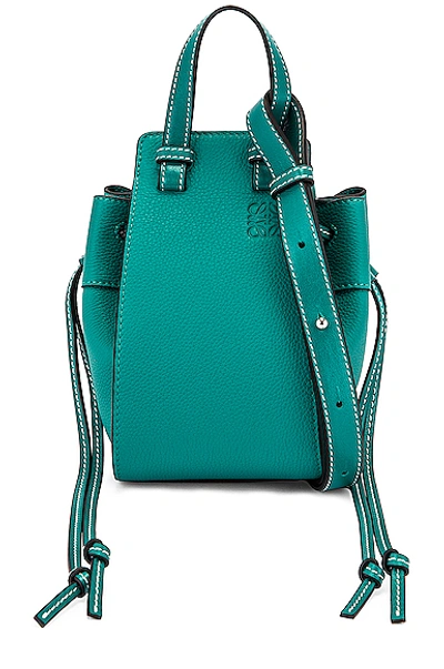 Loewe Hammock Dw Mini Bag In Emerald Green