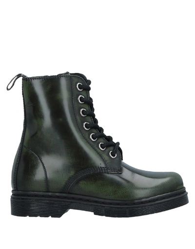 Cult Ankle Boots In Green