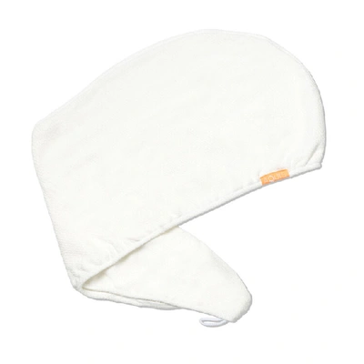 Aquis Rapid Dry Lisse Turban - White
