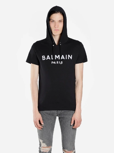 Balmain T Shirts In Black