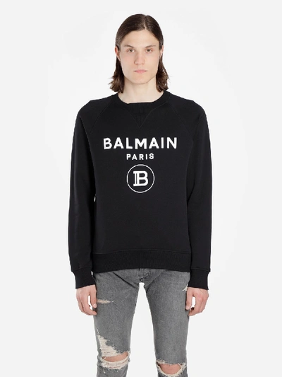 Balmain Sweaters In Black