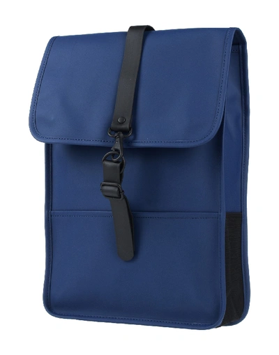 Rains Backpack & Fanny Pack In Blue