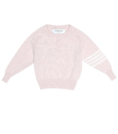 Thom Browne Baby Cashmere Jumper In Pink