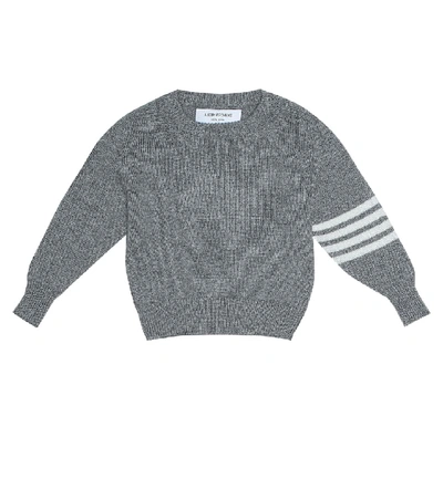Thom Browne Baby Cashmere Jumper In Grey