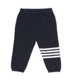THOM BROWNE BABY CASHMERE TRACKPANTS,P00378364