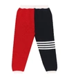 THOM BROWNE BABY CASHMERE TRACKPANTS,P00410464