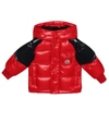MONCLER BABY BIARRIZ QUILTED DOWN COAT,P00409677