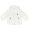 Moncler Jules Down Jacket With Detachable Hood In White
