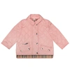 BURBERRY BABY QUILTED JACKET,P00393136