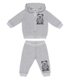 MOSCHINO BABY STRETCH COTTON TRACKSUIT,P00408429