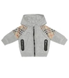 Burberry Boys' Mini Hamilton Hooded Sweatshirt - Baby In Grey