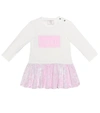VERSACE BABY COTTON DRESS AND BLOOMERS SET,P00406917