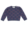 GUCCI BABY GG COTTON-BLEND jumper,P00397650