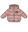 BURBERRY Baby Rayan reversible puffer jacket,P00420303