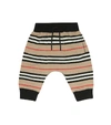 BURBERRY BABY LANCE COTTON TRACKPANTS,P00434415