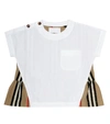 BURBERRY BABY COTTON TOP,P00434470