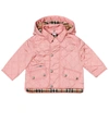 BURBERRY BABY LUCCA QUILTED JACKET,P00434431