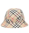 BURBERRY VINTAGE CHECK COTTON BUCKET HAT,P00393152