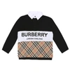 BURBERRY Logo cotton shirt,P00392674