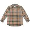 BURBERRY VINTAGE CHECK COTTON SHIRT,P00392678