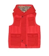 BURBERRY Hooded down vest,P00393164