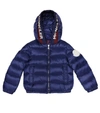 Moncler Bass Quilted Down Jacket In Blue