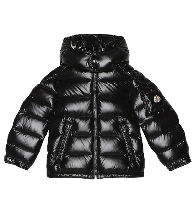Moncler Kids' Maya Quilted Down Jacket In Black