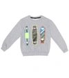 FENDI Printed cotton sweatshirt,P00407725