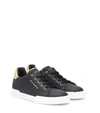DOLCE & GABBANA LEATHER SNEAKERS,P00402205