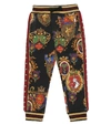 DOLCE & GABBANA PRINTED COTTON TRACKtrousers,P00402078