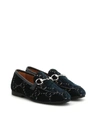 GUCCI GG VELVET LOAFERS,P00398833