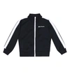 Palm Angels Contrast Side Panel Jacket In Blue