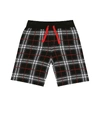 BURBERRY CHECKED WOOL SHORTS,P00420239