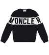 MONCLER 嵌花针织羊毛毛衣,P00410054