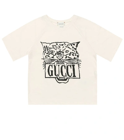 Gucci Kids' 老虎印花t恤 In Var. Uni