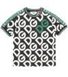 DOLCE & GABBANA LOGO棉质T恤,P00420778