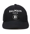 BALMAIN LOGO COTTON CAP,P00400135
