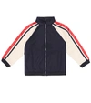 GUCCI TECHNICAL-JERSEY TRACK JACKET,P00397636