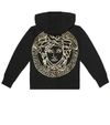 VERSACE MEDUSA COTTON HOODIE,P00408257