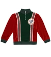 GUCCI VELVET TRACK JACKET,P00397632