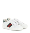 GUCCI ACE LEATHER SNEAKERS,P00372078