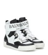 BALMAIN 皮革运动鞋,P00378001