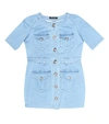 BALMAIN STRETCH DENIM DRESS,P00377924