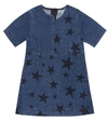 STELLA MCCARTNEY PRINTED DENIM DRESS,P00408135